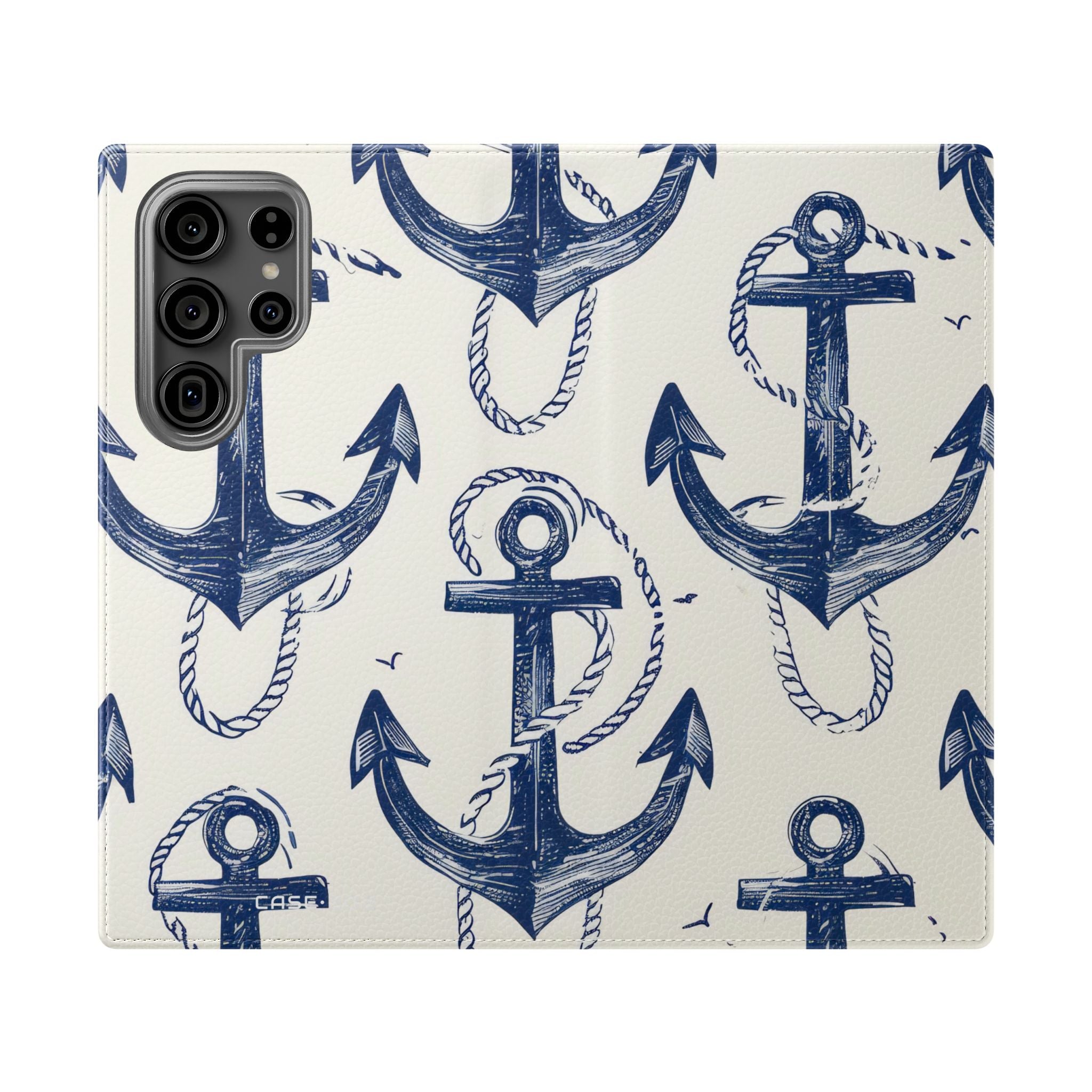 Blue Anchor Breeze - Samsung S23 Ultra Case - Wallet
