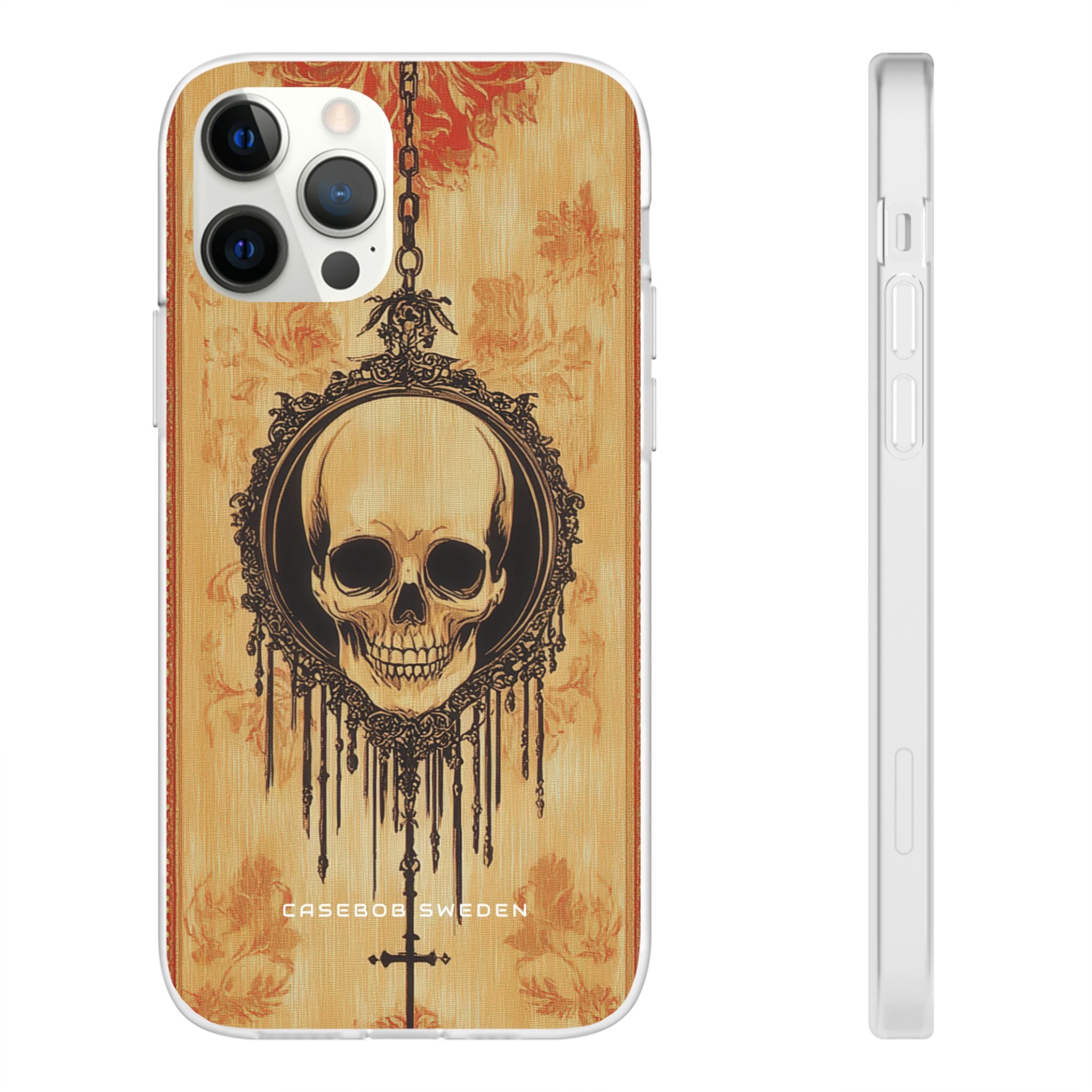 Gothic Skull Elegance iPhone 12 - Flexi Phone Case