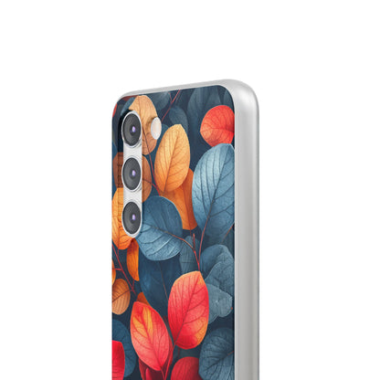 Vibrant Nature Leaves - Flexi Samsung S23 Phone Case