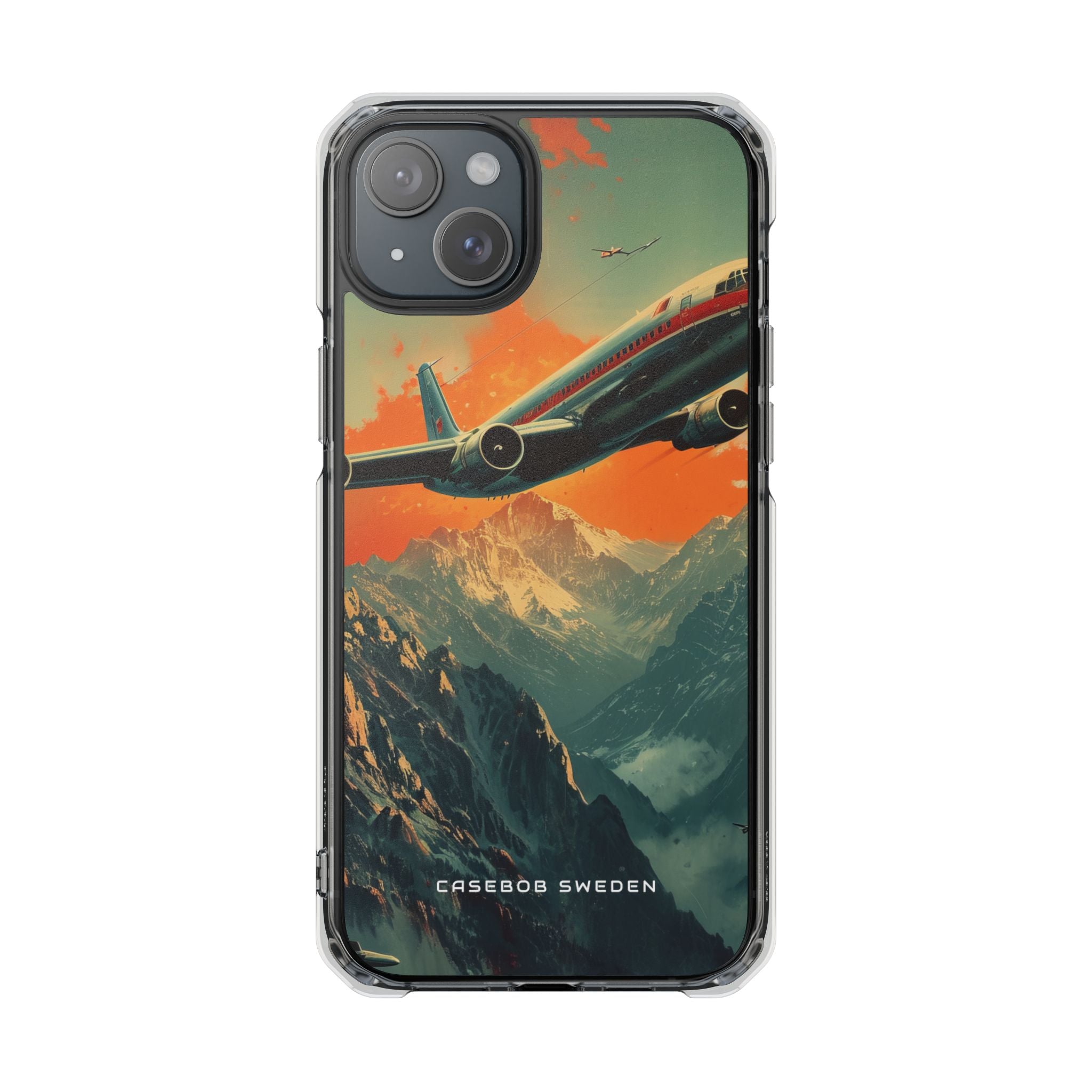 Vintage Skyward Adventure iPhone 15 - Clear Impact Phone Case