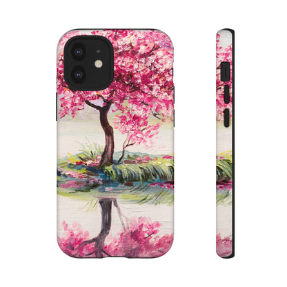 Oil painting - Oriental Cherry Tree - Protective Phone Case