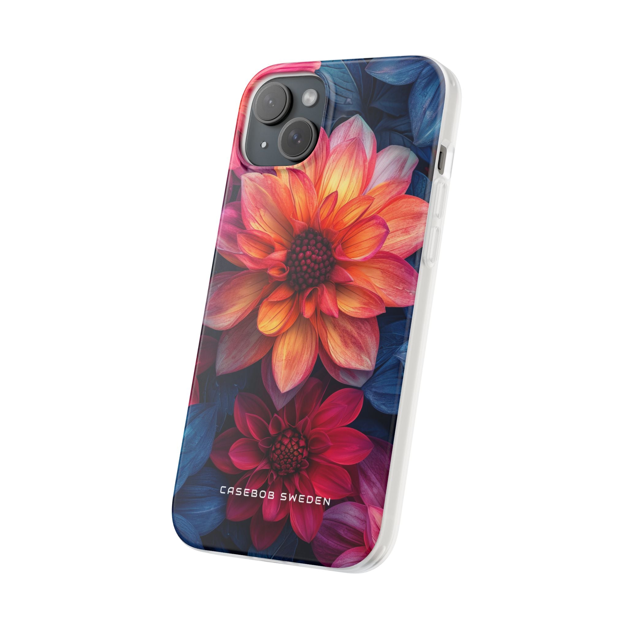 Fiery Bloom Harmony iPhone 15 - Flexi Phone Case