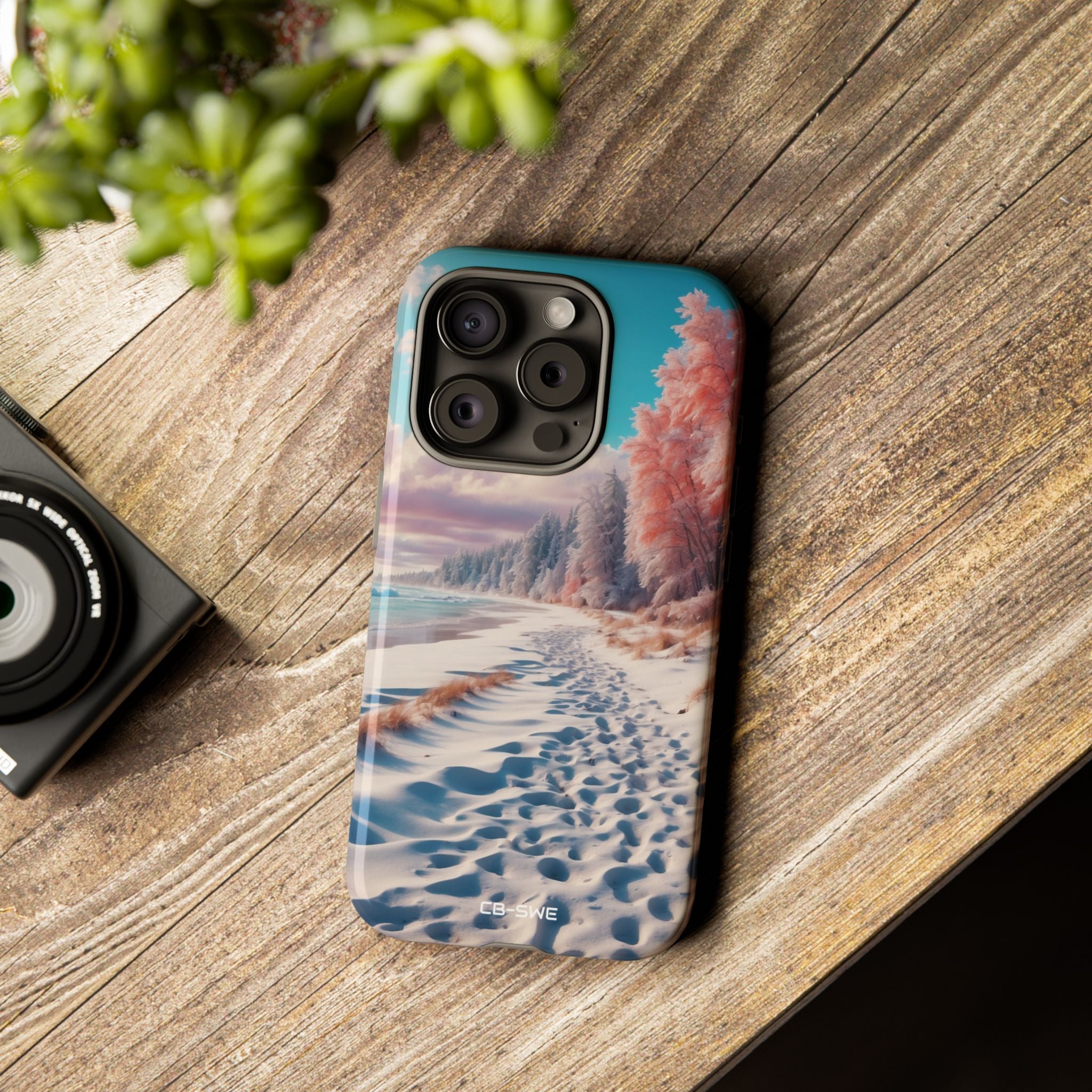 Shadows Embrace Waves - iPhone Case