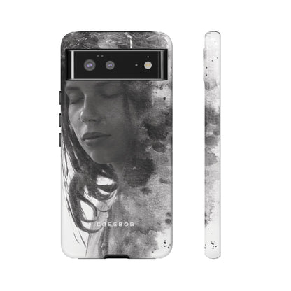 Portrait Lady Phone Case - Protective Phone Case