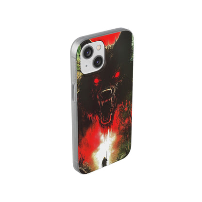 Crimson Wolf iPhone 14 Case - Soft