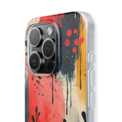 Vibrant Floral Energy iPhone 15 - Flexi Phone Case