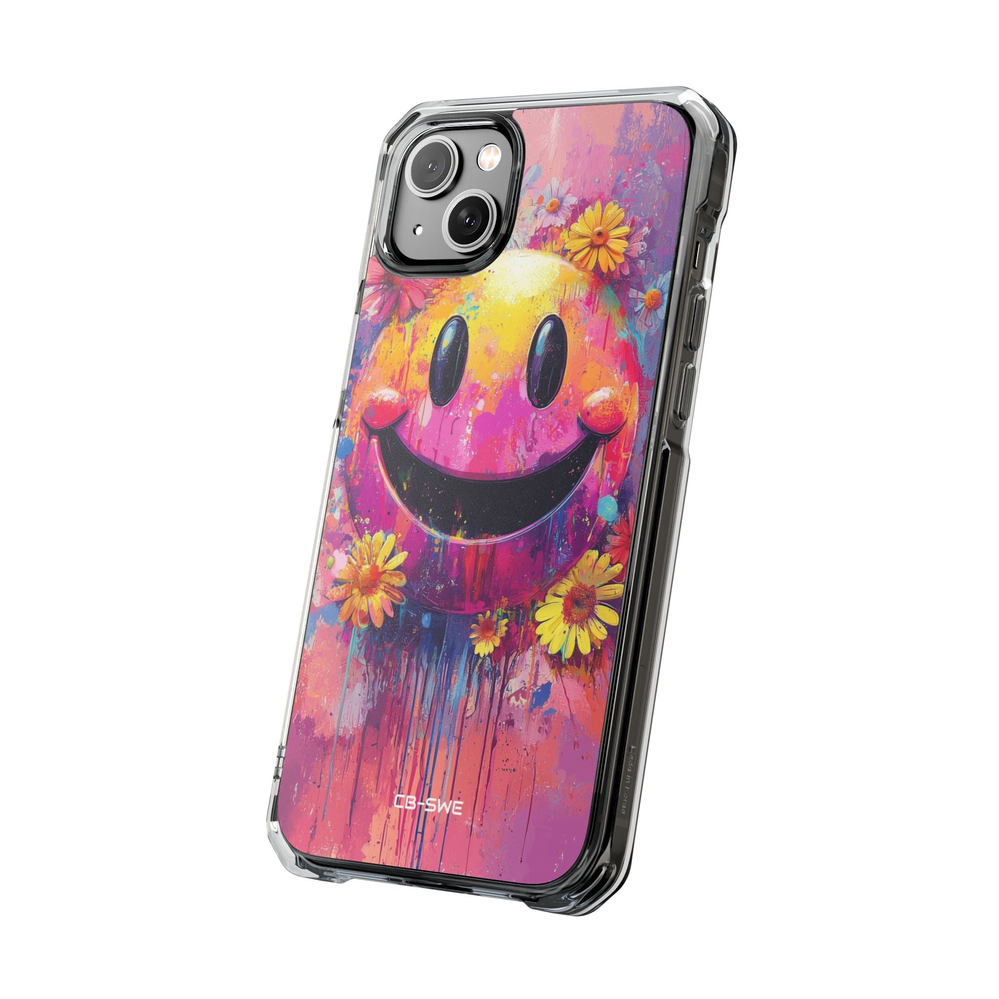 Joyful Smile Blooms iPhone Case - Impact