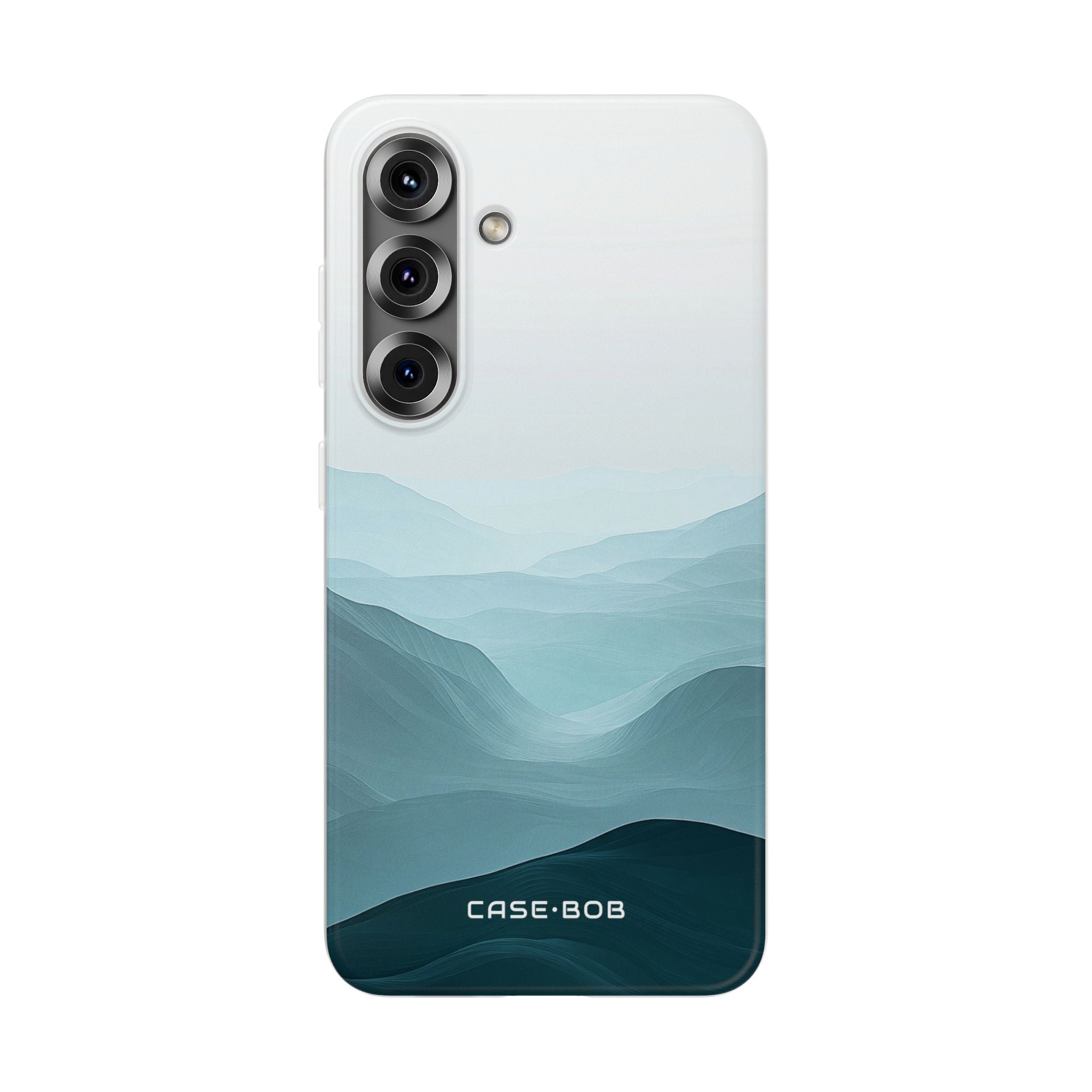 Teal Mist Mountains Samsung S25 Case - Soft