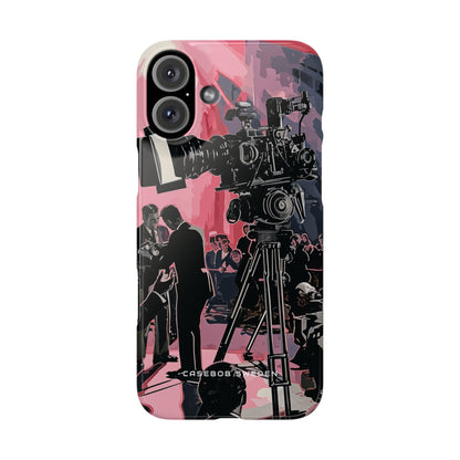 Retro Cinematic Spotlight iPhone 16 - Slim Phone Case