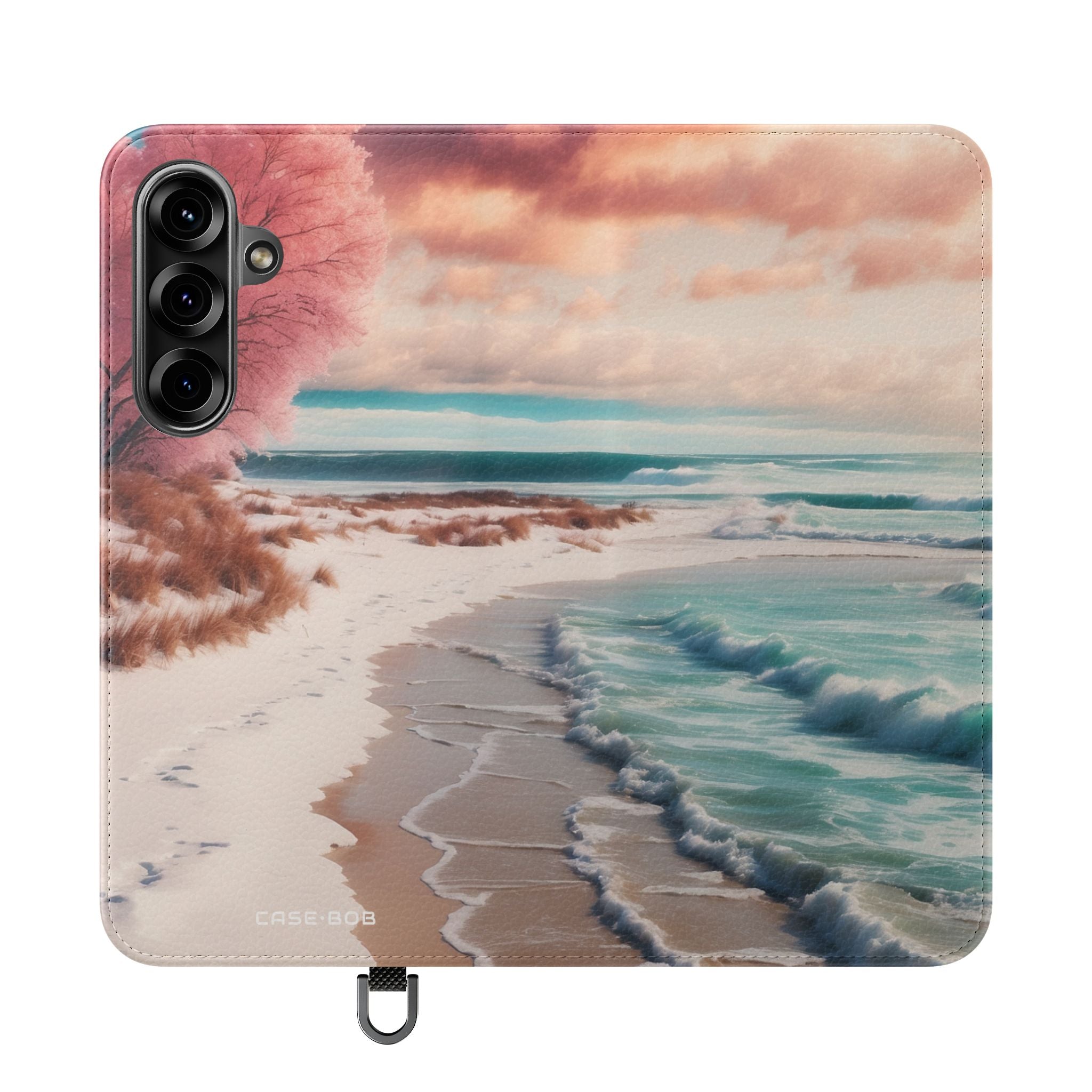Pink Breeze Tree - Samsung S25+ Case - Wallet