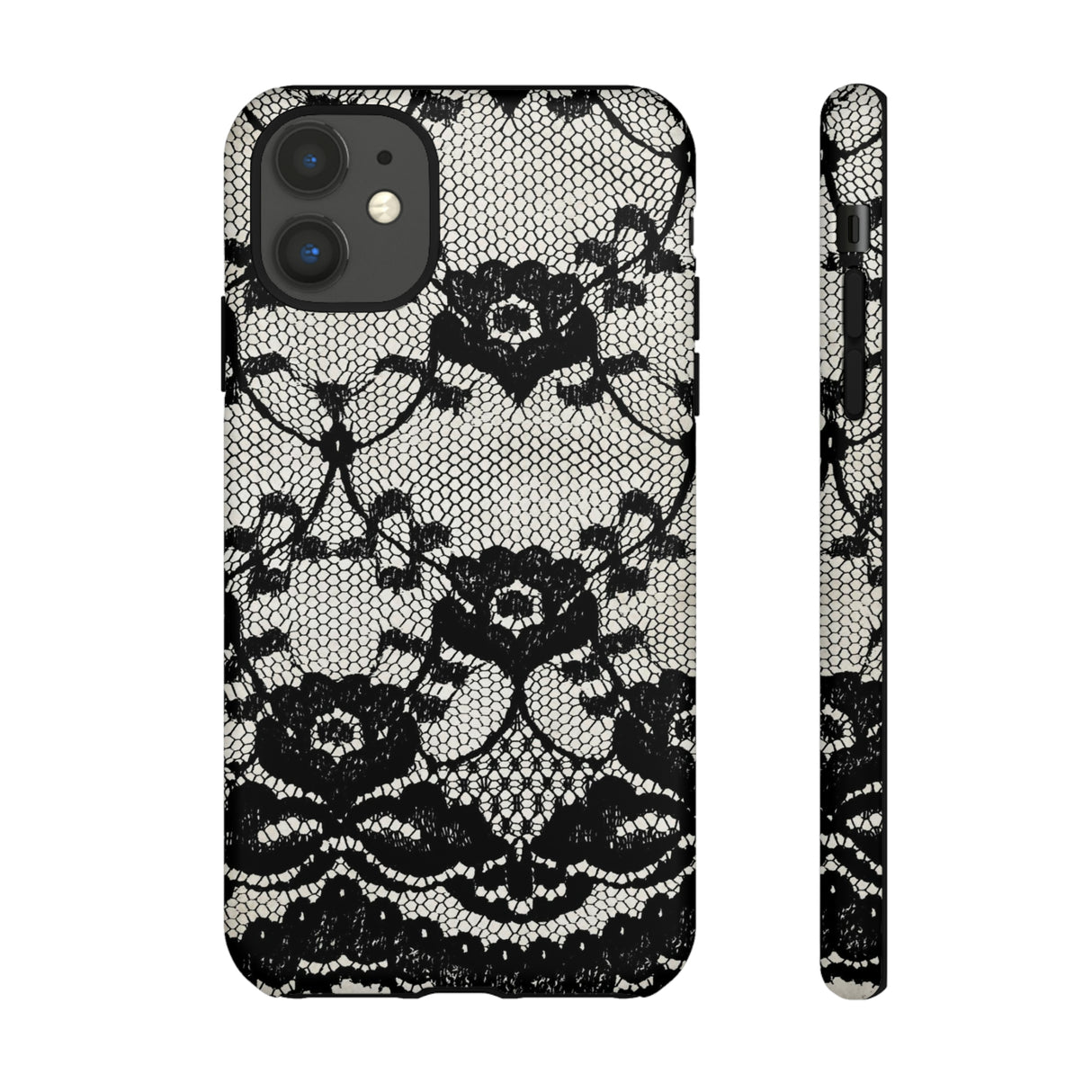 Lilrunge Gothic Flower - Protective Phone Case