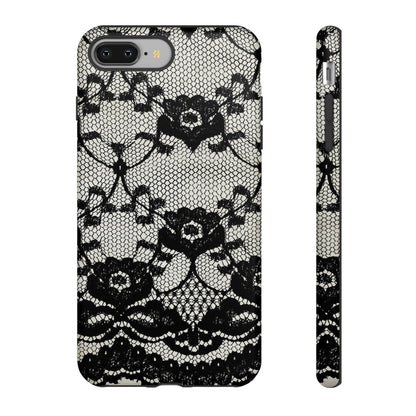 Lilrunge Gothic Flower - Protective Phone Case