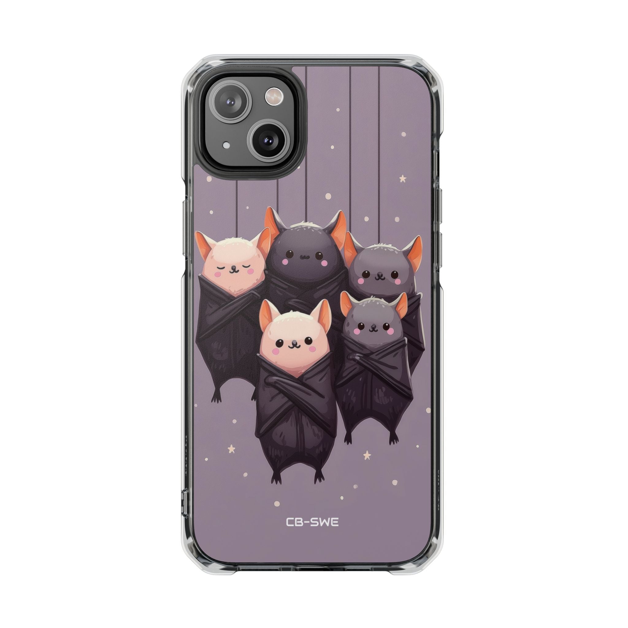Playful Bats Hang iPhone Case - Impact