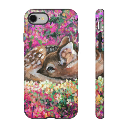 Oil painting - Young Deer - Protective Phone Case