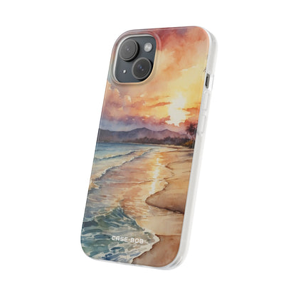 Sunset Reflection iPhone 15 Case - Soft