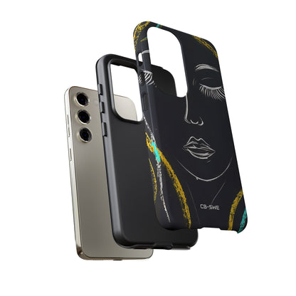 Vivid Minimalist Portrait - Samsung Case