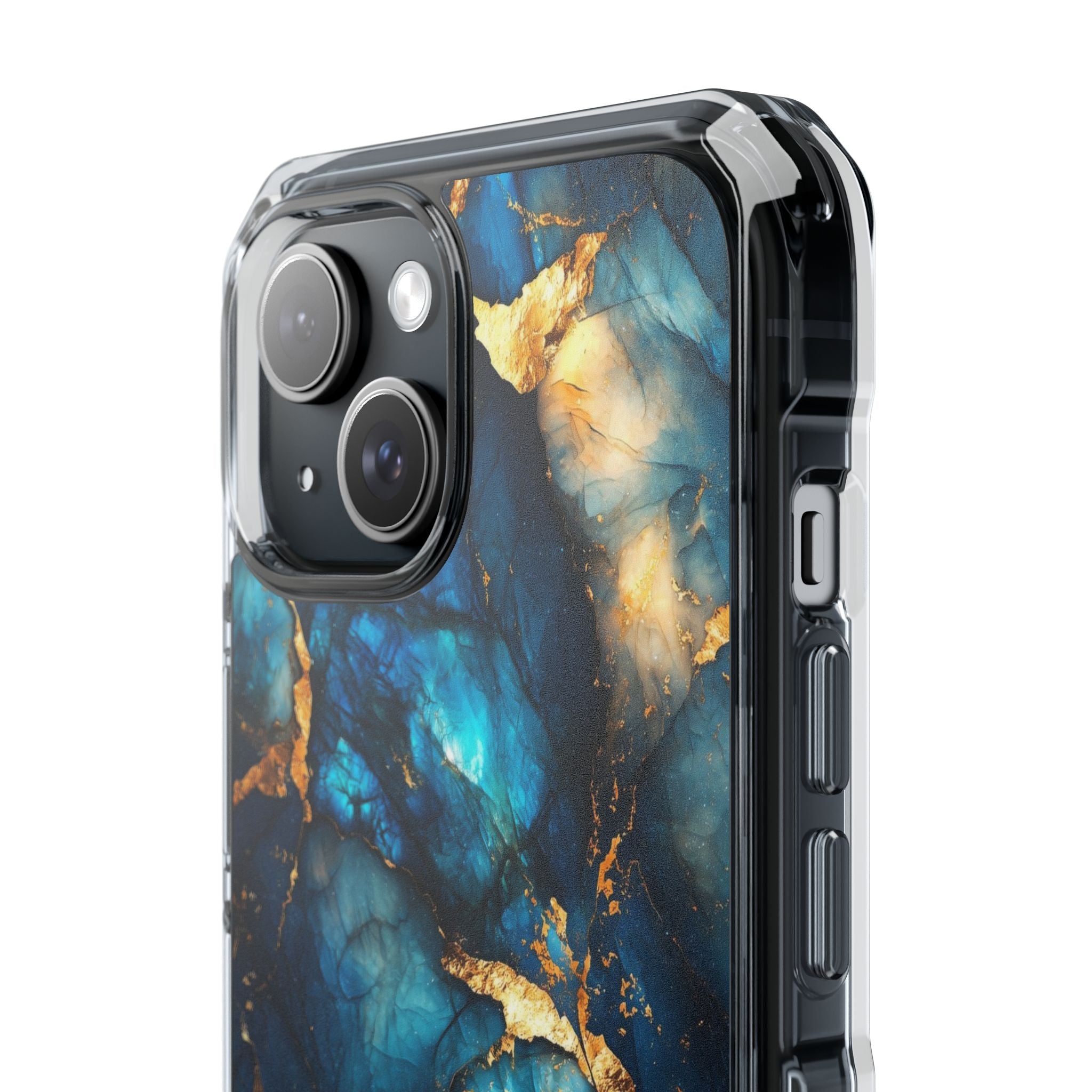 Luminous Gold Veins iPhone Case - Impact