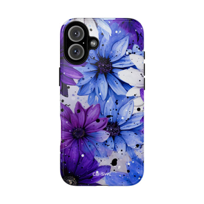 Vivid Splattered Blooms - iPhone Case