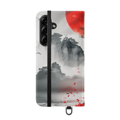 Red Sun Serenity - Samsung S25+ Case - Lompakko