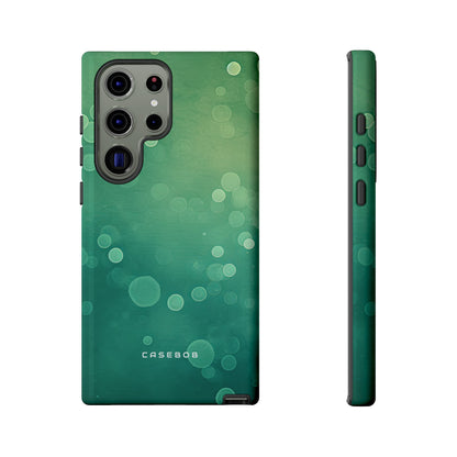 Green Dot Matrix - Protective Phone Case