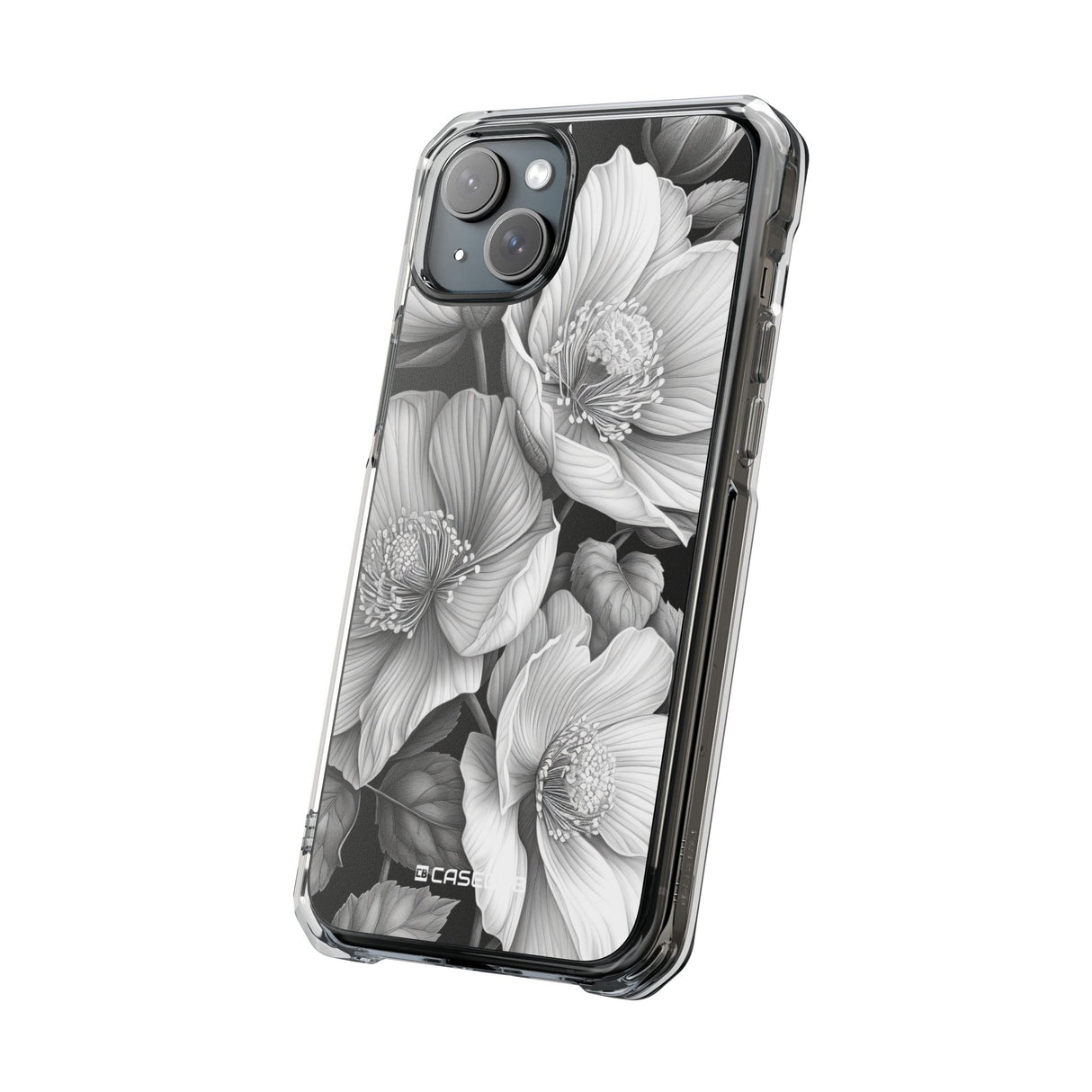 Botanical Elegance – Handyhülle für iPhone (Clear Impact – Magnetisch) 