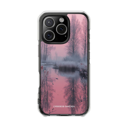 Pink Serenity Case - Clear Impact iPhone 16 Phone Case