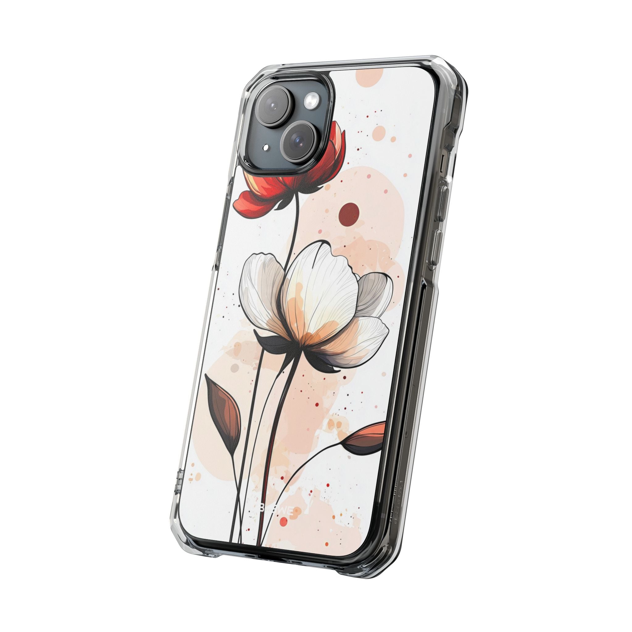 Vibrant Floral Elegance iPhone Case - Impact