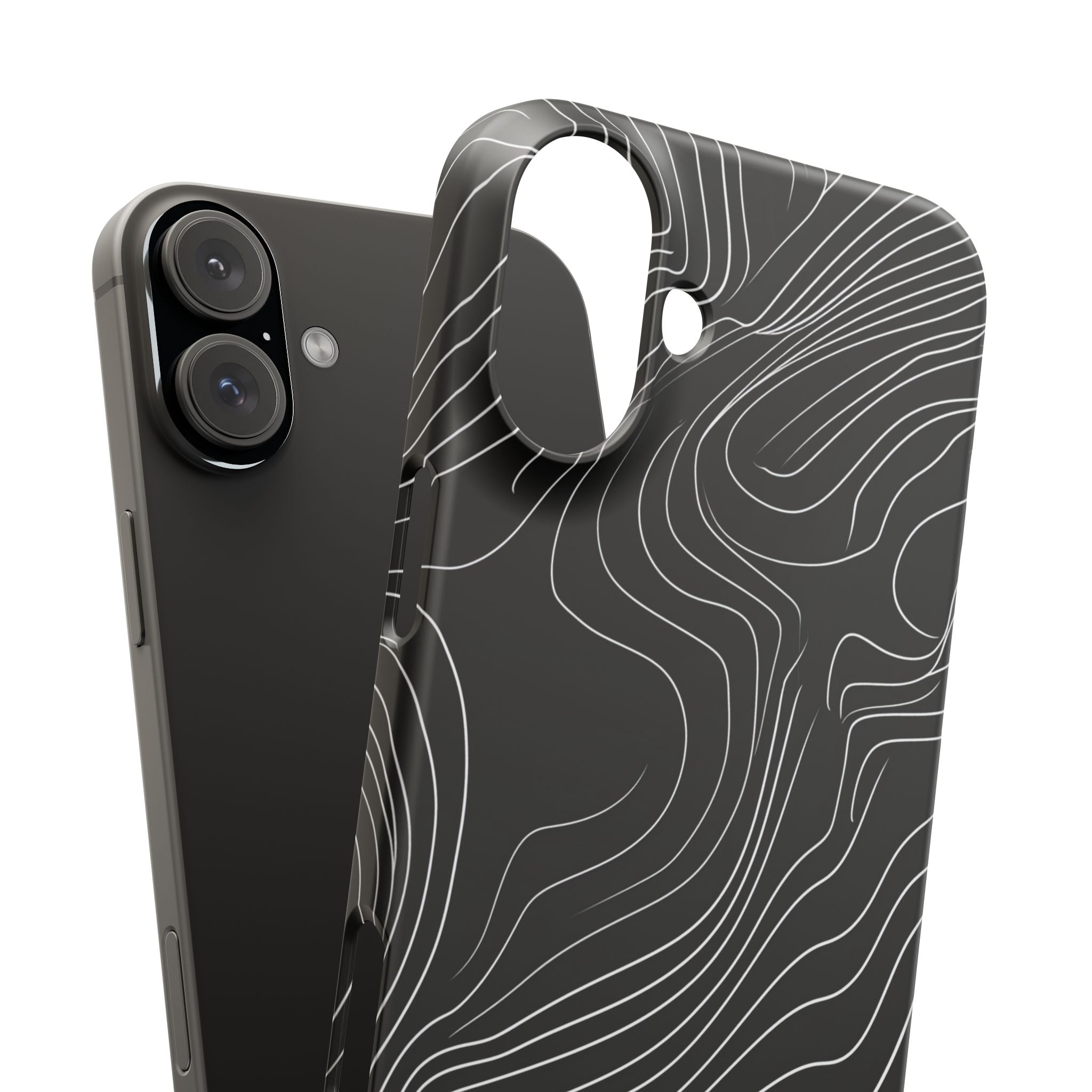 Contour Waveform Flow iPhone 16 - Slim Phone Case