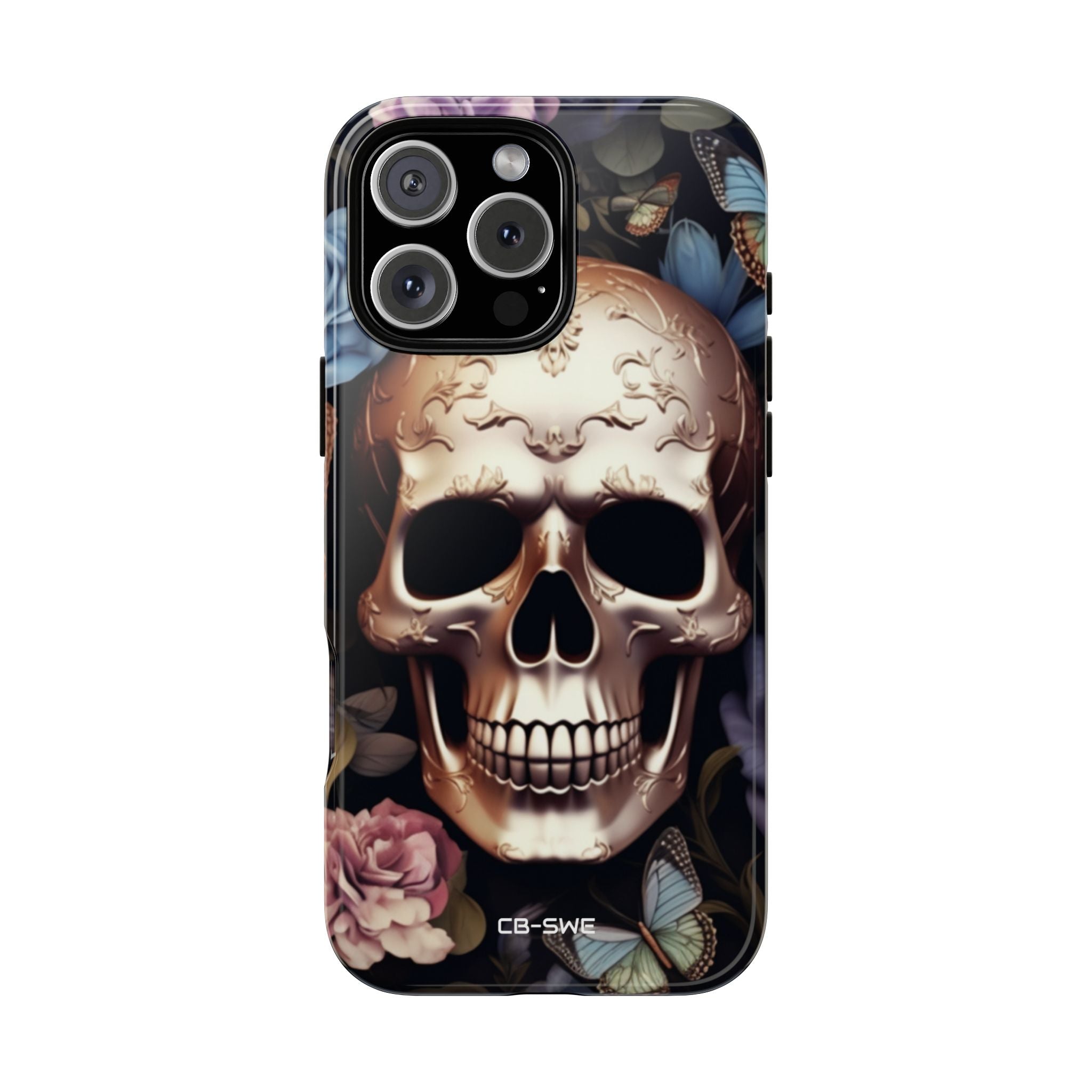 Skull Among Blossoms - iPhone Case