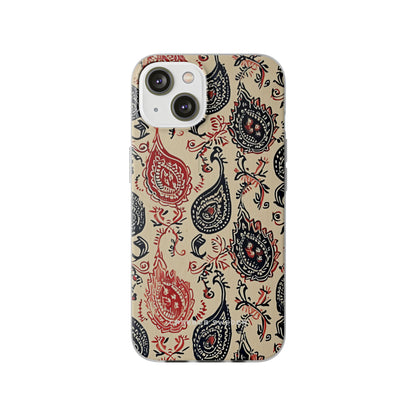 Vintage Paisley Elegance iPhone 14 - Flexi Phone Case