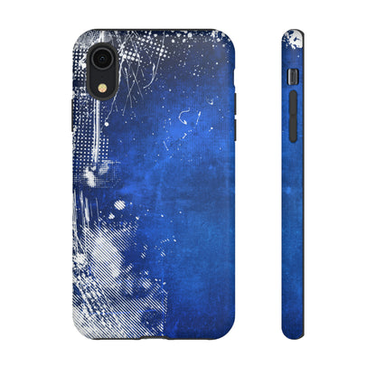 Grunge Blue - Protective Phone Case