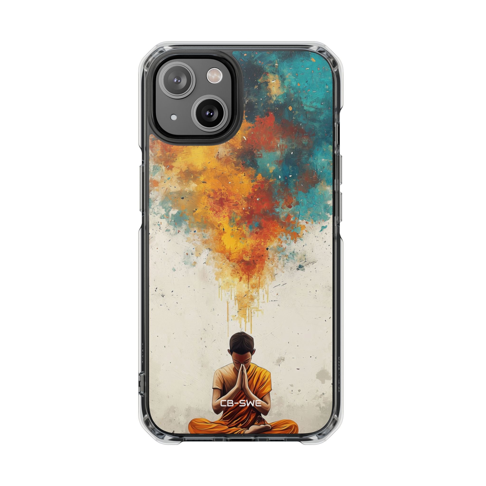 Monk Embracing Enlightenment iPhone Case - Impact
