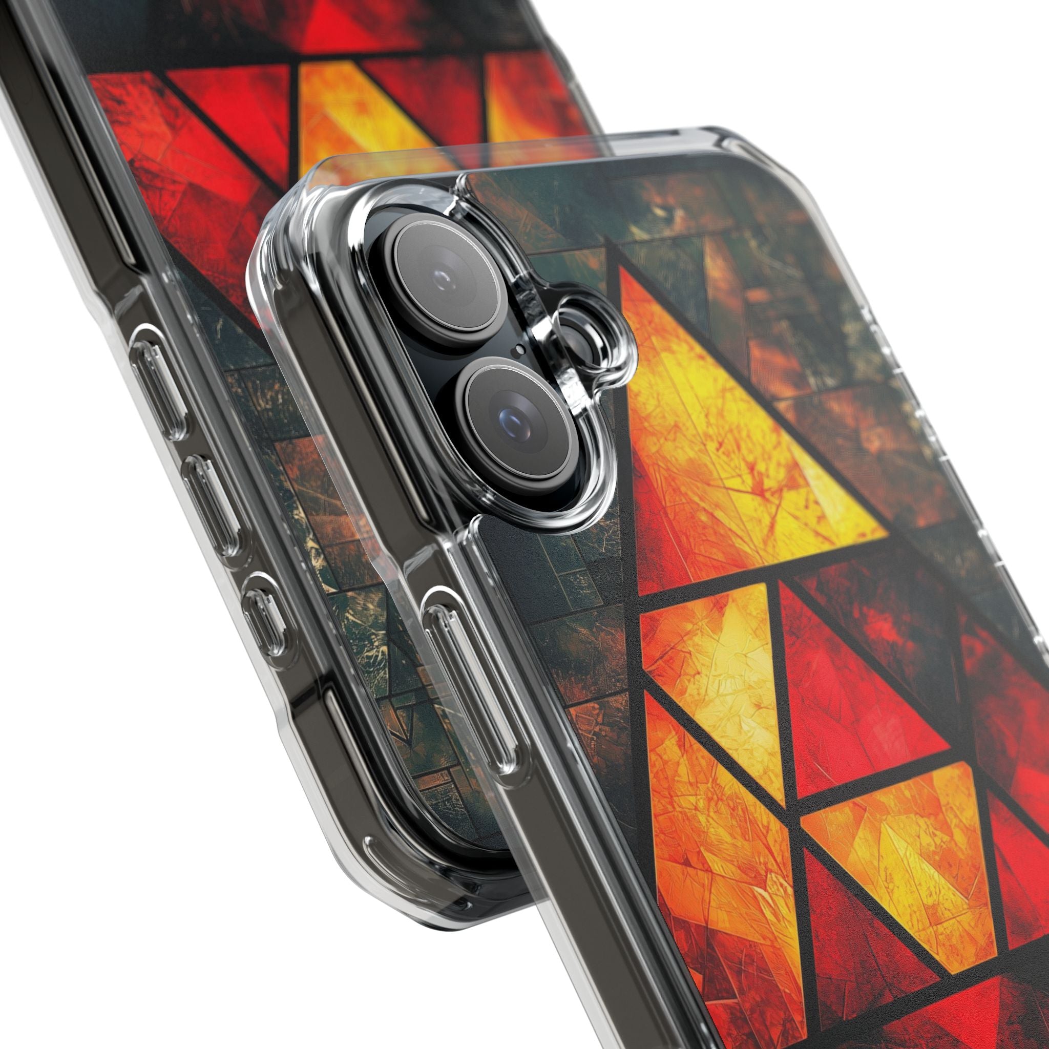 Triangles Illuminate Warmth iPhone Case - Impact