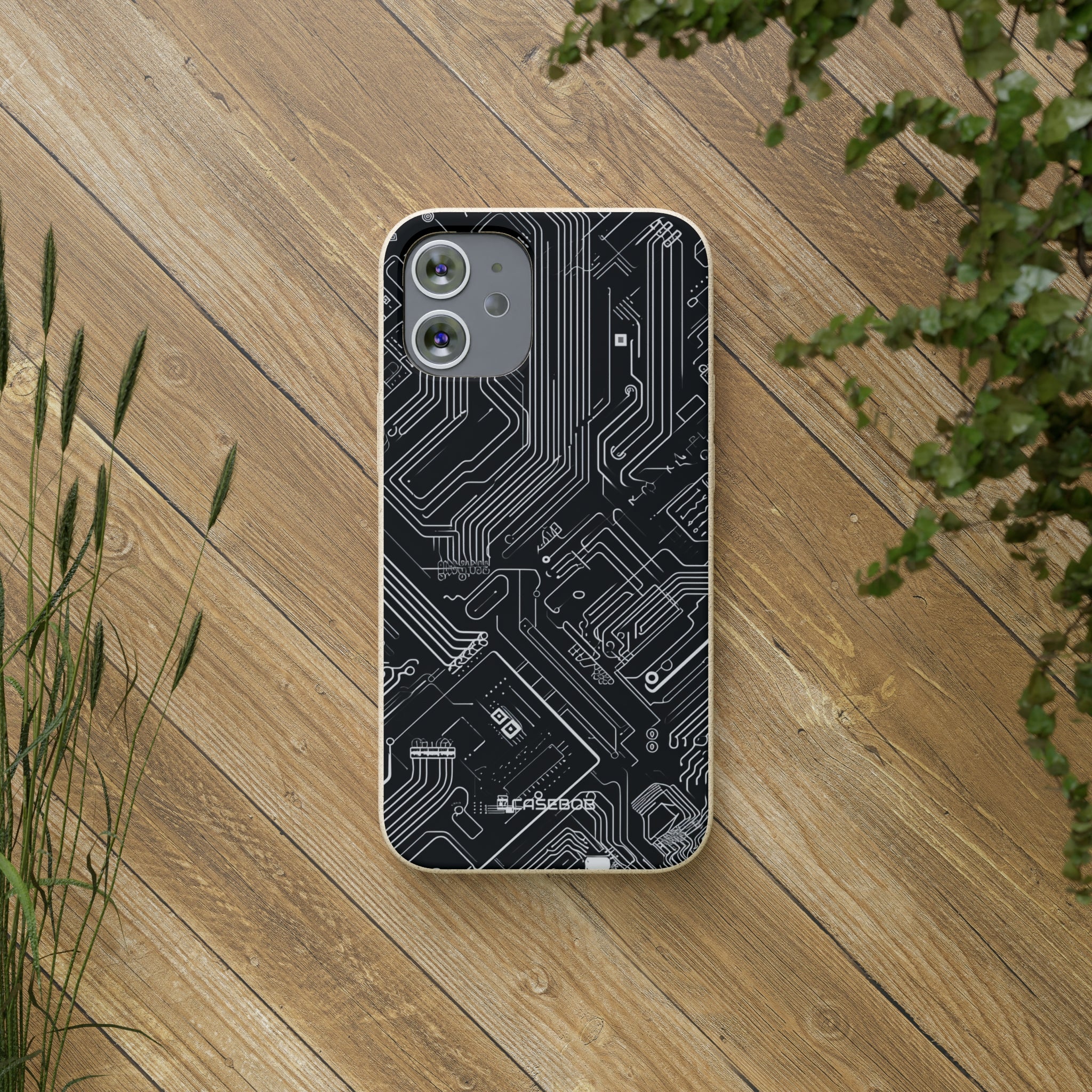 Cyber Circuitry Art | Biodegradable Phone Case