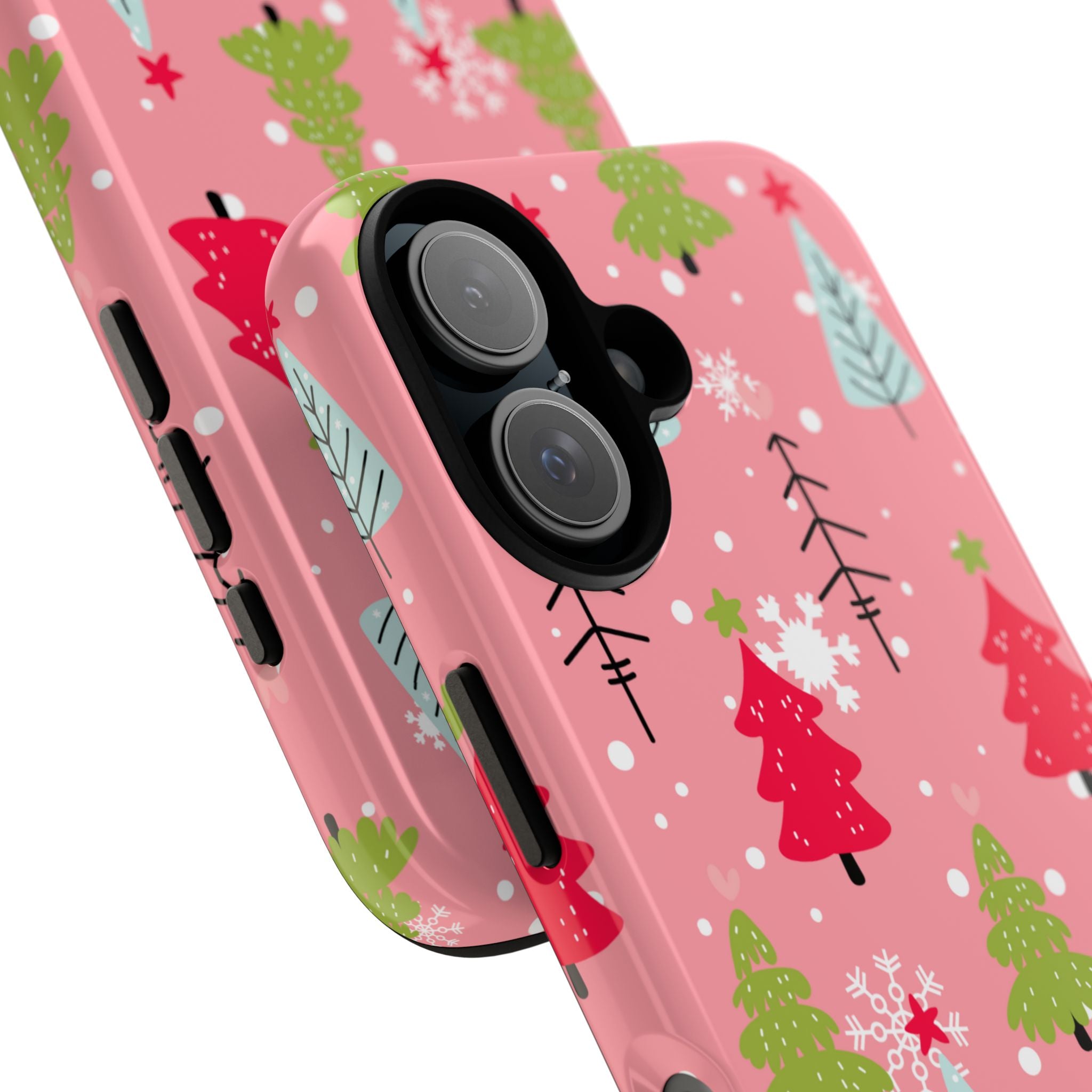 Festive Trees Dance - iPhone Case