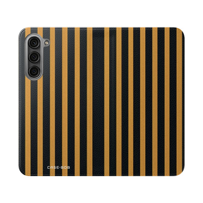 Golden Stripes - Samsung S23+ Case - Wallet