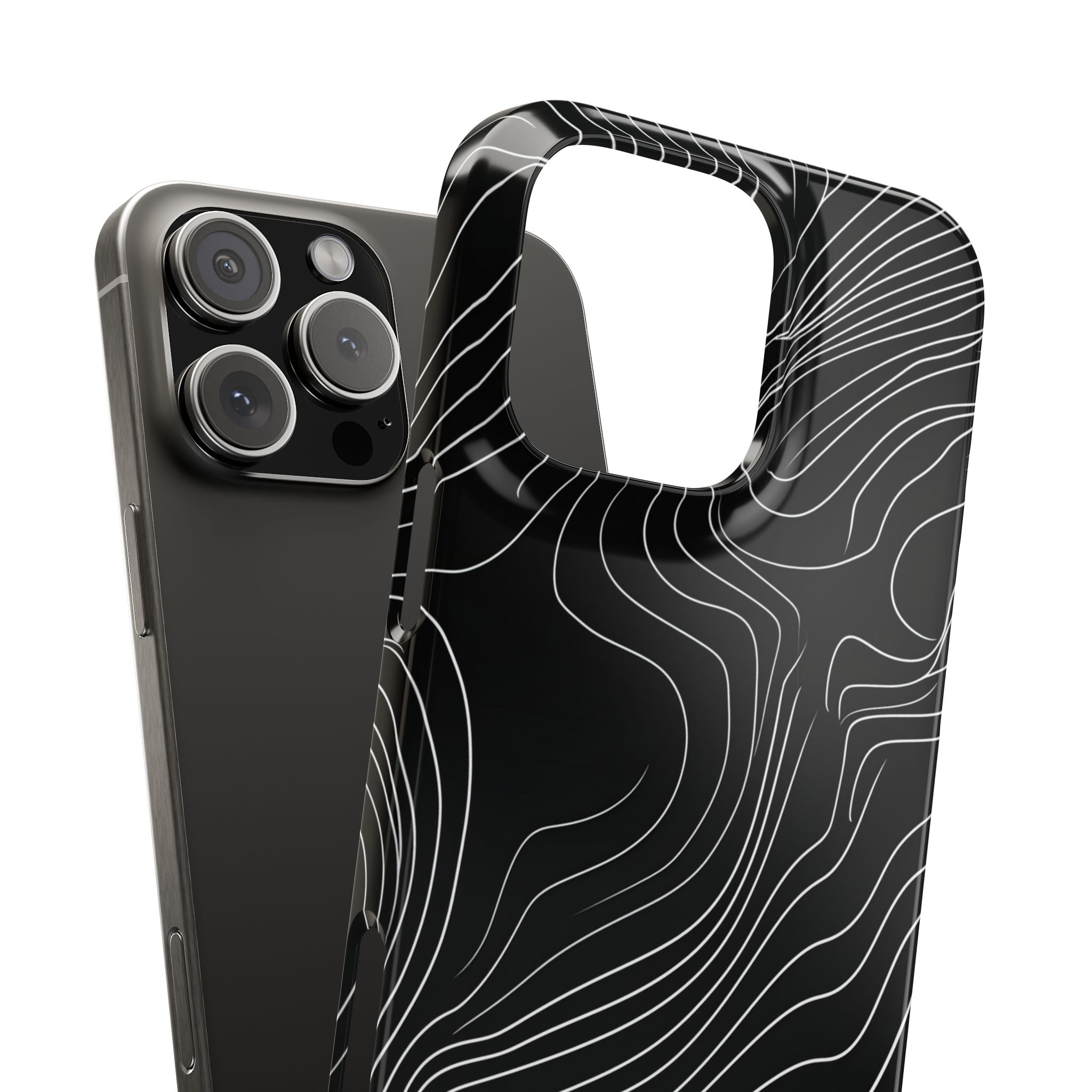 Contour Waveform Flow iPhone 16 - Slim Phone Case