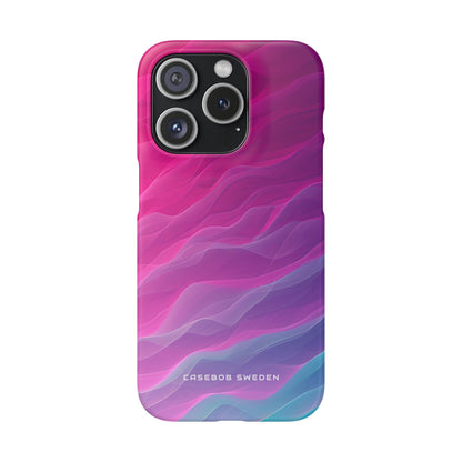 Gradient Oceanflow Waves iPhone 15 - Slim Phone Case