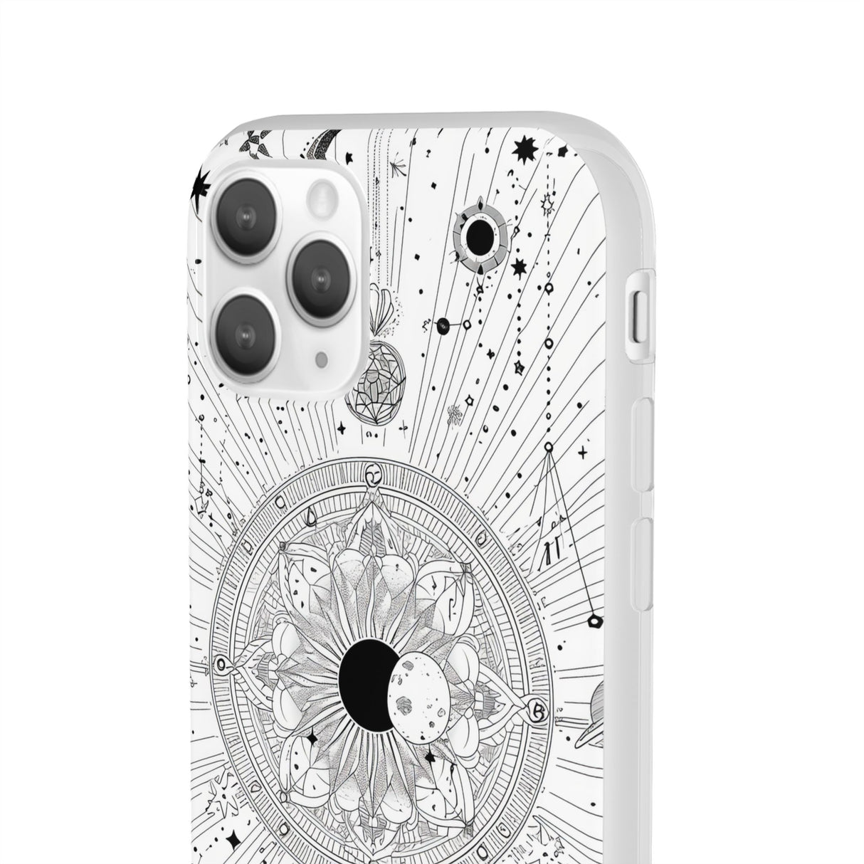 Himmlisches Mandala Mystique | Flexible Handyhülle für iPhone