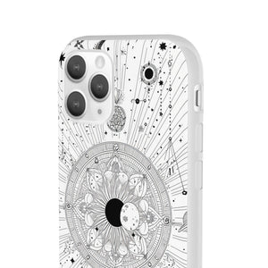 Celestial Mandala Mystique | Flexible Phone Case for iPhone