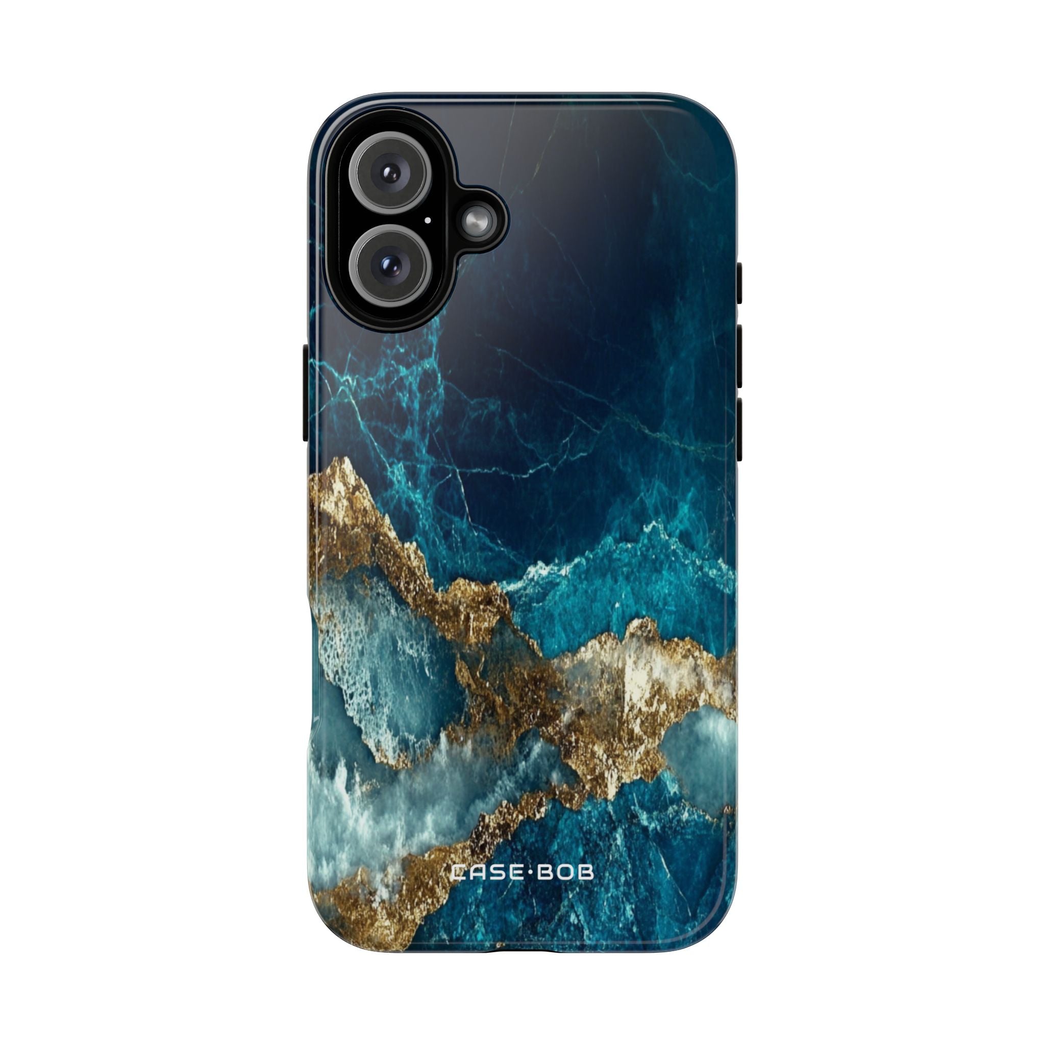 Golden Veins iPhone 16 Plus Case - Tough