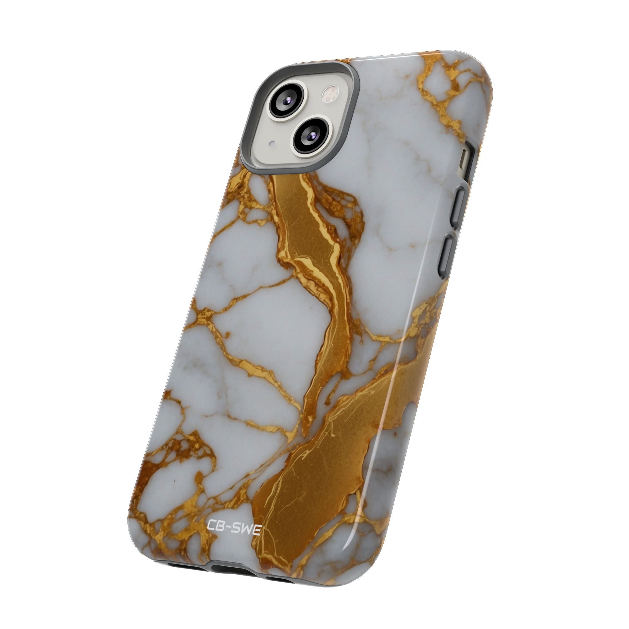 Golden Veins Flow - iPhone Case