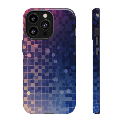 Azure Square: Blue Gradient - Protective Phone Case