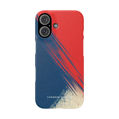 Vintage Brushstroke Harmony iPhone 16 - Slim Phone Case