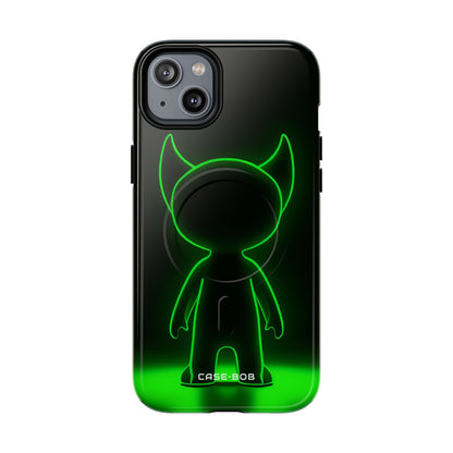 Neon Horned Glow iPhone 14 Plus Case - Tough+