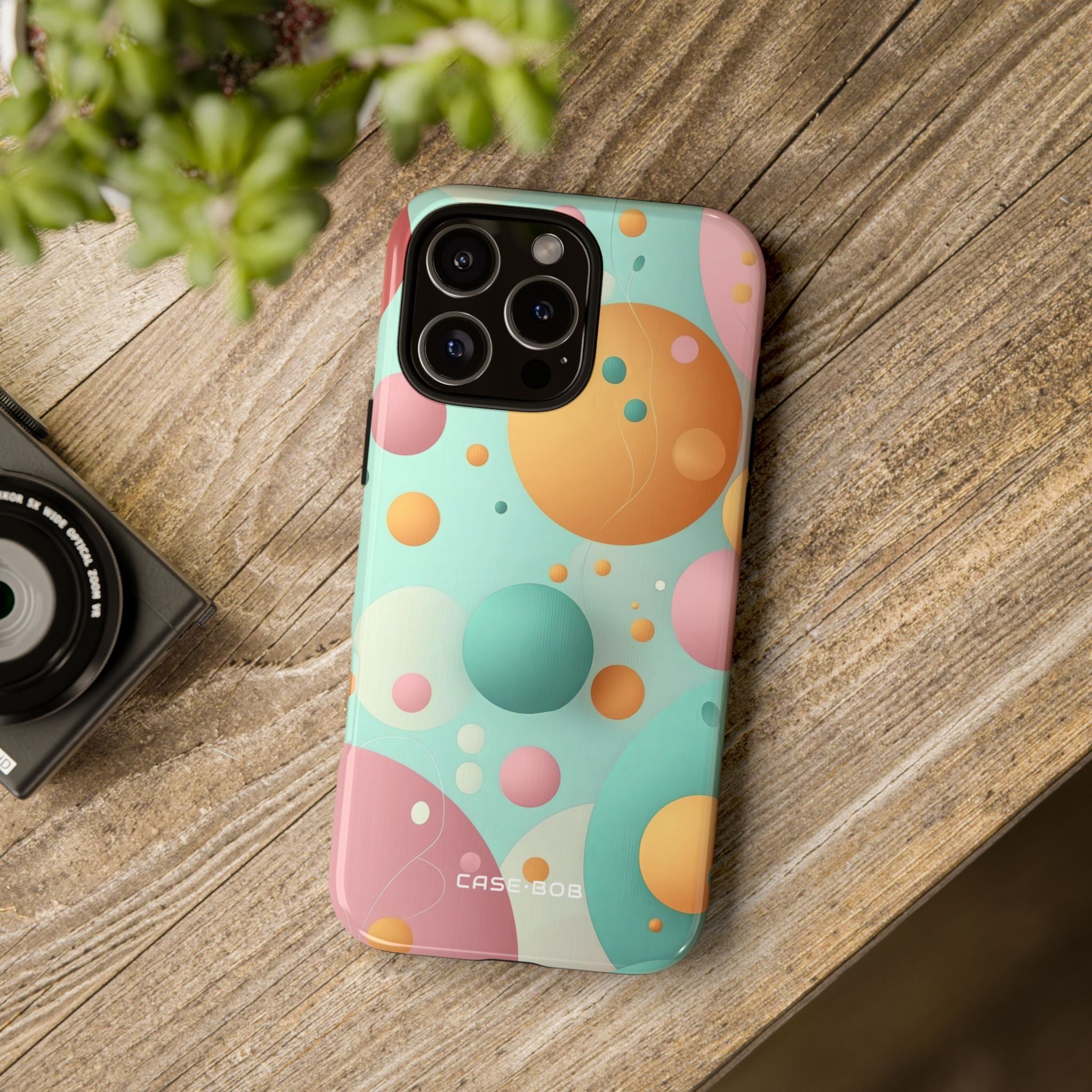 Pastel Circles iPhone 16 Pro Max Case - Tough