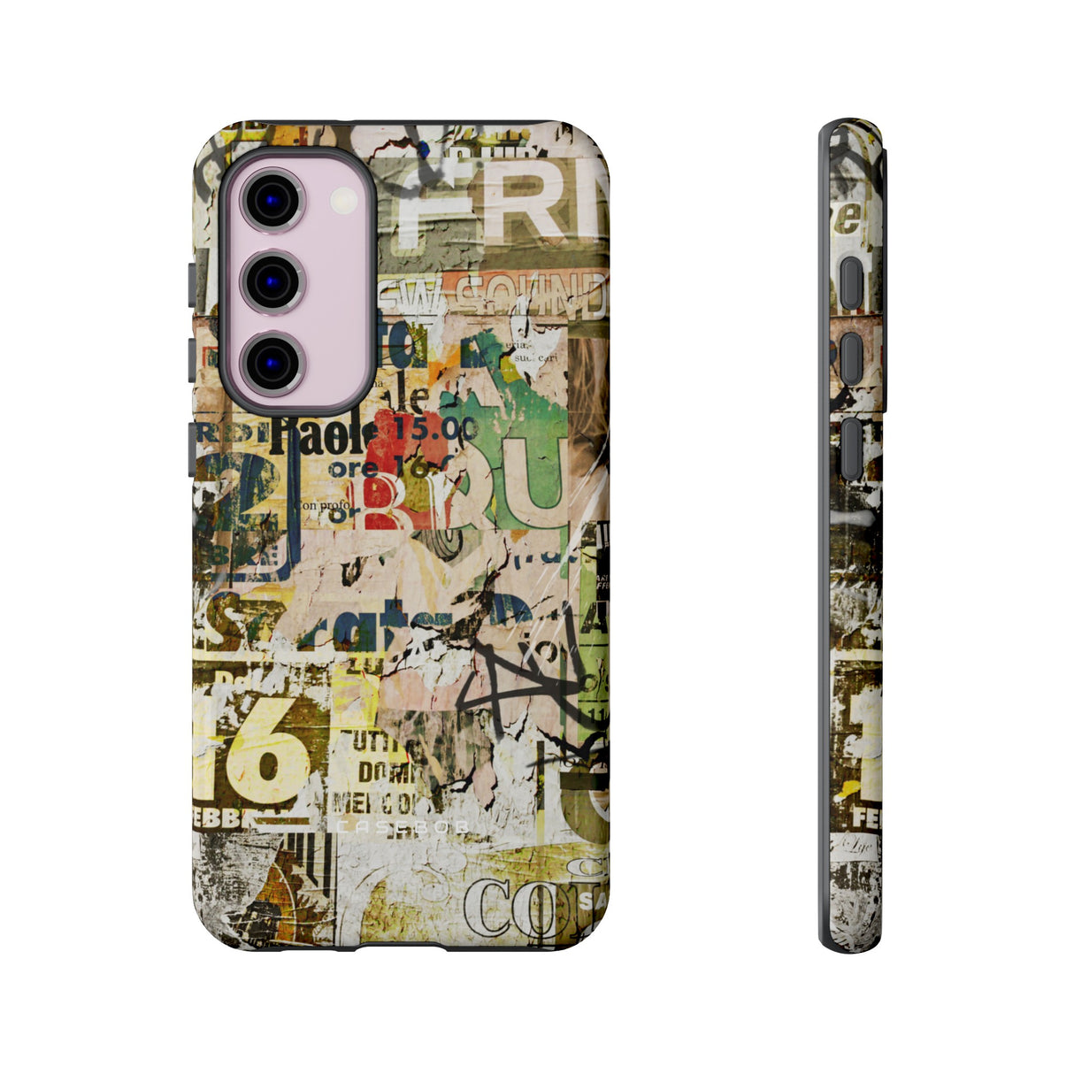 Grunge Vintage Poster - Protective Phone Case