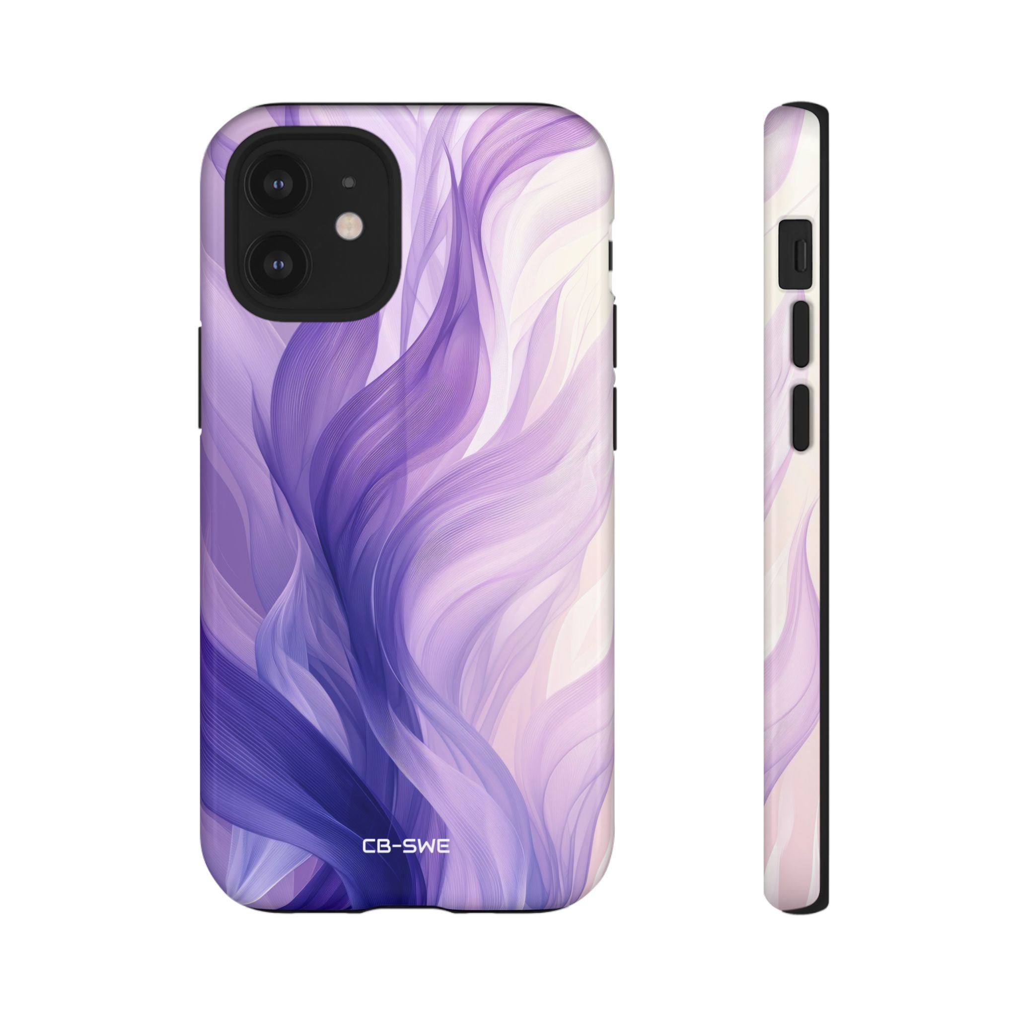 Flowing Purple Whispers - iPhone Case