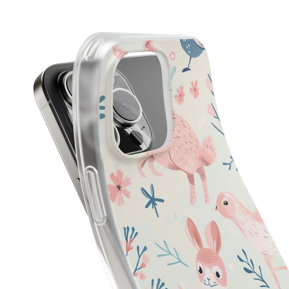 Pastel Whimsical Nature - Flexi iPhone 16 Phone Case