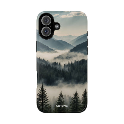 Misty Forest Embrace - iPhone Case